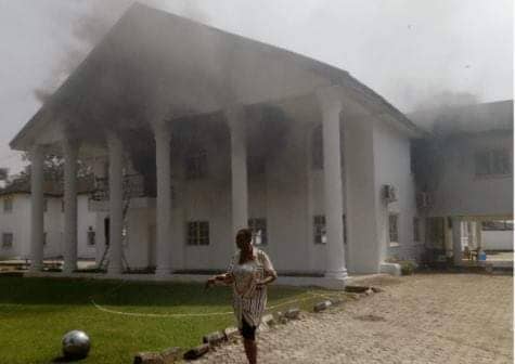Police ASP hospitalised, as fire guts Omosede Igbinedion’s residence.