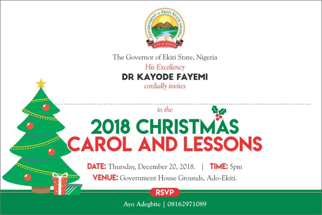 Count Down To Christmas Ekiti 2018 As Christmas Lights Come On