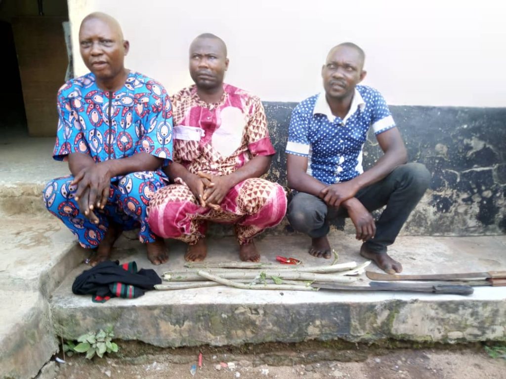 Case of Conspiracy, Malicious Damage, Unlawful Possession of Firearm Arrest made by EKITI STATE POLICE COMMAND.