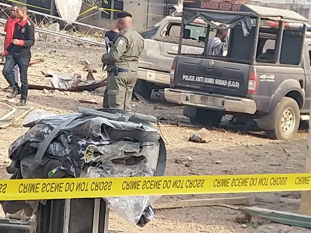 Breaking: Bomb explodes near Ekiti State Old Governor’s Office + photos