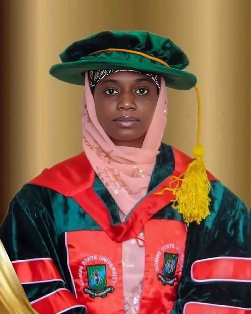 Prof. Fatima Umar Maigari has become Gombe State’s youngest professor ever and the first female professor in the state’s history!