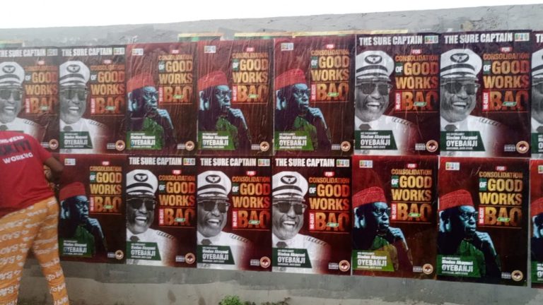 EkitiDecides2026: Campaign Flurry Surfaces As Gov Oyebanji’s Posters Flood Ekiti Streets
